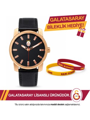 Galatasaray Lisanslı Kol Saati U21403 - Gs Bileklik Hediyeli