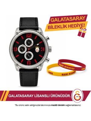 Galatasaray Lisanslı Kol Saati U21316 - Gs Bileklik Hediyeli