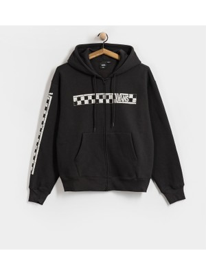 Vans Vans Racing Full Zip Erkek Sweatshirt VN000WT2BLK1
