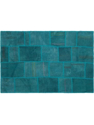 Apex Halı El Dokuması Patchwork Vintage Yün-Pamuk Renkli Halı 25572 150 x 225CM