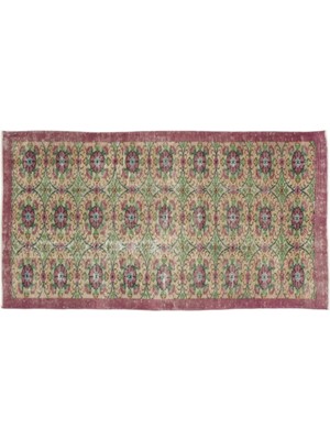 Apex Halı El Dokuması Vintage Yün-Pamuk Naturel Halı 10676 143 x 267 cm
