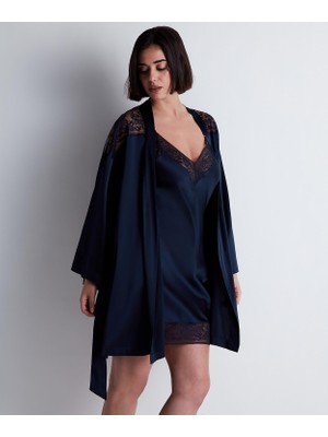 Aubade Midnight Whisper Kimono Blue