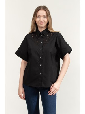 Karl Lagerfeld Women's Shirt Black