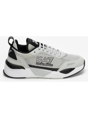 Ea7 Black And White 10TH Anniversary Sneakers Silver