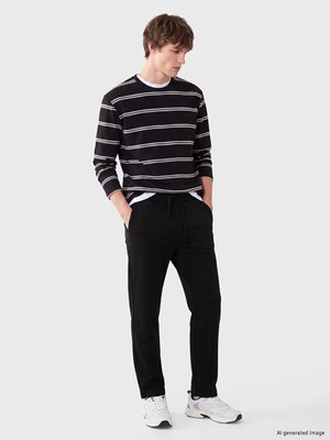 Lc Waikiki Yeni Sezon Siyah Regular Fit Erkek Eşofman Altı