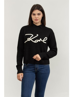Karl Lagerfeld Women's Knitwear Black