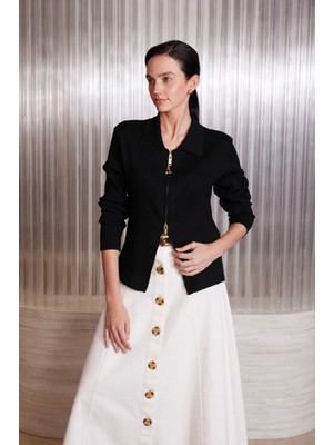 Missemramiss Misssemramiss 5330 Fermuarlı Triko  Hırka