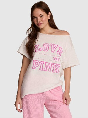 Victoria's Secret Cotton Off-Shoulder T-Shirt