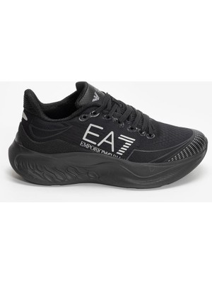 Ea7 Black And White 10TH Anniversary Sneakers Black