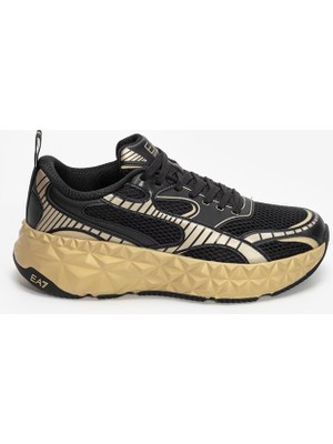 Ea7 Black And White 10TH Anniversary Sneakers Black