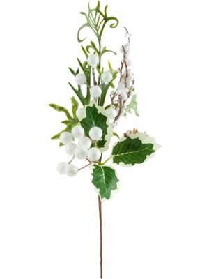 Zero Land Metemix Ağaç Beyaz Kokina Yılbaşı Süsü 34 cm