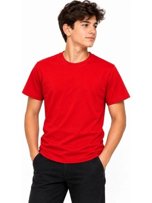 Walkies Erkek Çocuk Basic Bisiklet Yaka Kısa Kollu Slim Fit Yazlık Tişört