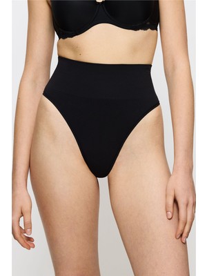 Trıumph Triumph Soft Sculpt Bandeau String Black Panties