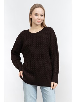 Dkny Cozy Cable Women's Knitwear Black