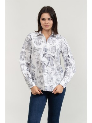 Karl Lagerfeld Women's Shirt Multicolor