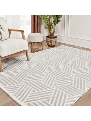 Kaşmir Halı 7/24 Plushy Tova Gray 120X180
