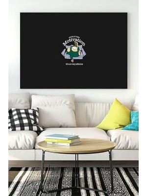 Pratik Ev PSTER17437 Snorlax Motivasyon Kanvas Tablo 21 x 30