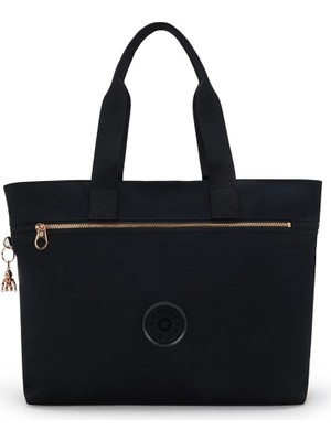 Kıplıng Kipling Colissa Zip Charm Women's Shoulder Bag Black