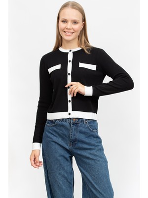 Karl Lagerfeld Women's Cardigan Black