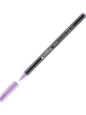 Odea Edding 1200 Ince Uçlu Keçeli Kalem, Berry Lavanta, 1 Kalem, Yuvarlak Uçlu 1 mm