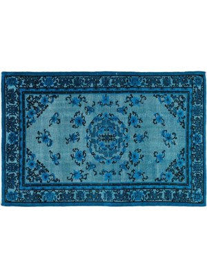 Apex Halı El Dokuması Vintage Yün-Pamuk Turkuaz El Oyması Halı 2600 182 x 277 cm