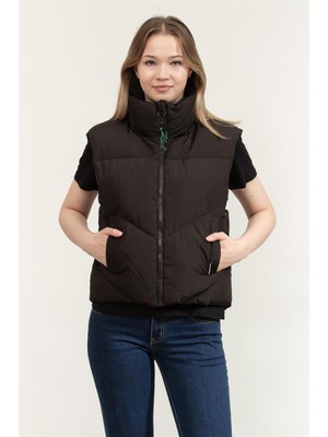 Karl Lagerfeld Down Women's Vest Black