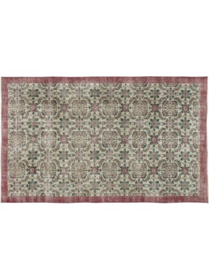 Apex Halı El Dokuması Vintage Yün-Pamuk Retro Halı 10154 180 x 295 cm