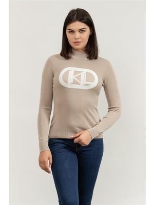 Karl Lagerfeld Logo Women's Knitwear White