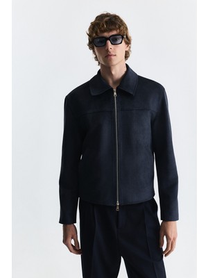 Antioch Suni Süet Boxy Fit Mont