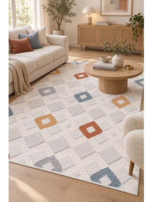 Ally Carpet Kehrib Vadi Dekoratif Oturma Odası Koridor Yatak Odası Halısı Robot Süpürge Uyumlu Özel Ölçü Kolay T