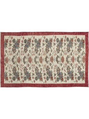 Apex Halı El Dokuması Vintage Yün-Pamuk Naturel Halı 12107 177 x 283 cm