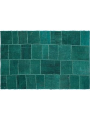 Apex Halı El Dokuması Patchwork Vintage Yün-Pamuk Renkli Halı 25573 152 x 231 cm