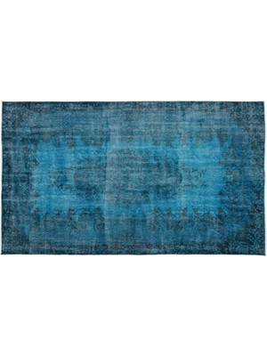 Apex Halı El Dokuması Vintage Yün-Pamuk Turkuaz Halı 15870 171 x 290 cm