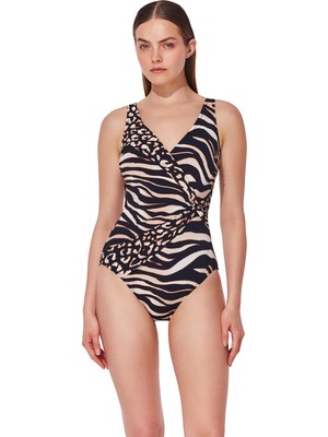 Gottex Surplice Women's Swimsuit Beige