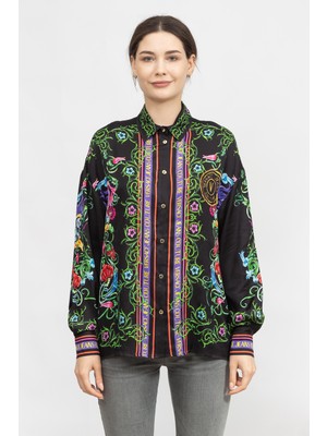 Versace Jeans Couture Women's Shirt Black