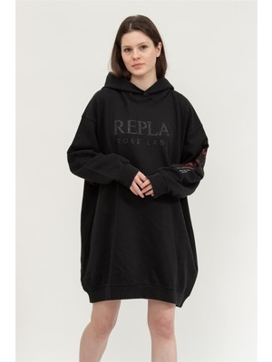 Replay Over Women's Black Dress