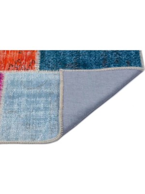 Apex Halı El Dokuması Patchwork Vintage Yün-Pamuk Multi Naturel Halı 33242 160 x 230 cm