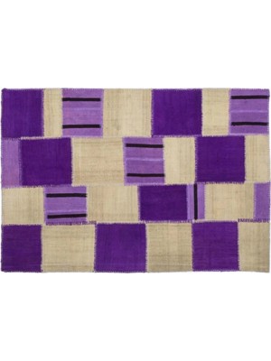 Apex Halı El Dokuması Patchwork Vintage Yün Pamuk Renkli Halı 1355 160 x 230 cm