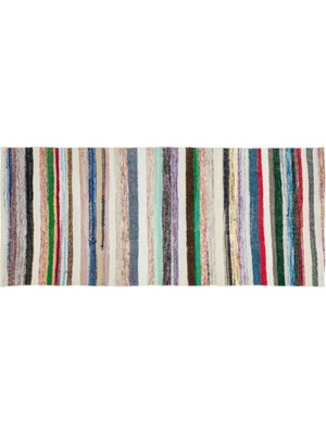 Apex Halı El Dokuması Vintage Çaput Halı 37191 144 x 332 cm