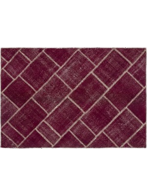 Apex Halı El Dokuması Patchwork Vintage Yün-Pamuk Renkli Halı 1396 120 x 180 cm