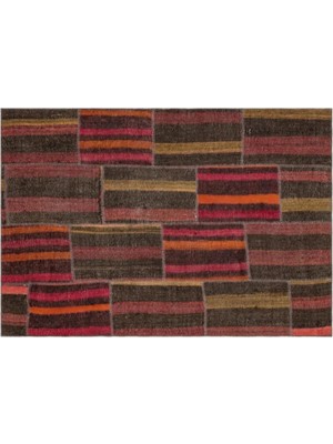 Apex Halı El Dokuması Patchwork Vintage Yün-Pamuk Naturel Halı 36191 159 x 231 cm