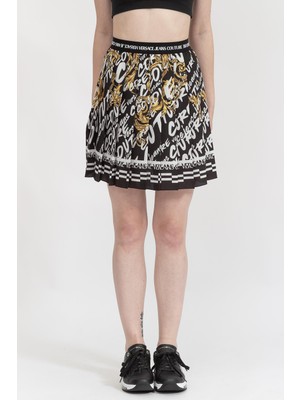 Versace Jeans Couture Placed Women's Skirt Black