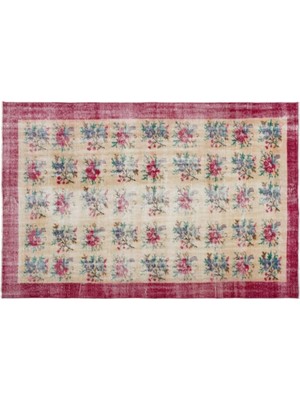 Apex Halı El Dokuması Vintage Yün-Pamuk Retro Halı 18386 192 x 284 cm