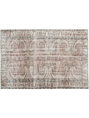 Apex Halı El Dokuması Vintage Yün-Pamuk Retro Halı 16599 185 x 275 cm