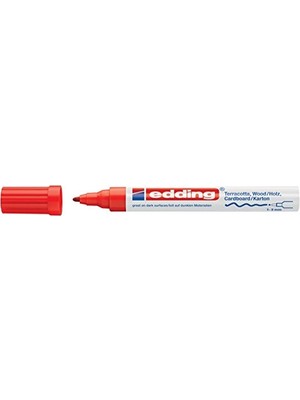 Pratik Ev 4040 Mat Boya Kalemi, 1-2 Mm, Kırmızı