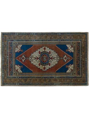 Apex Halı El Dokuması Vintage Yün-Pamuk Muhtelif Halı 31636 130 x 212 cm