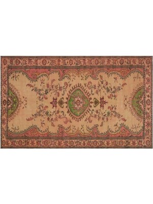 Apex Halı El Dokuması Vintage Yün-Pamuk Retro Halı 28367 181 x 291 cm