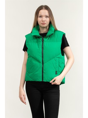 Karl Lagerfeld Down Women's Vest Green