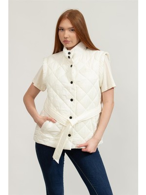 Karl Lagerfeld Women's Vest White