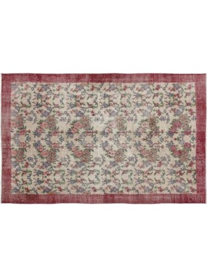 Apex Halı El Dokuması Vintage Yün-Pamuk Retro Halı 13868 165 x 264 cm